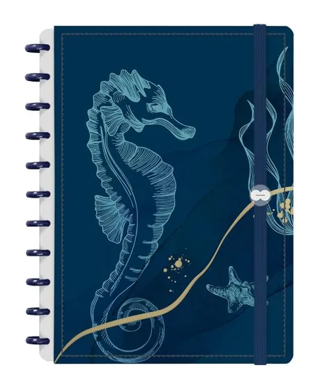 Caderno Iscool Disc Prime Oceania Marinho