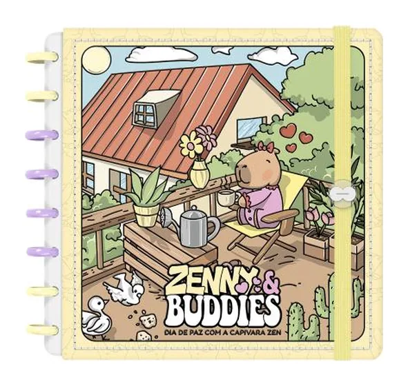 Livro de colorir Iscool Disc Prime Zenny e Buddies